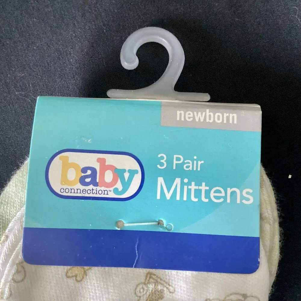 Baby Connection Mittens, 3 Pairs